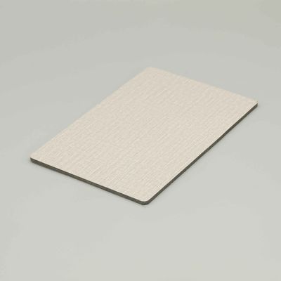 ブラウン外壁カバー 摩擦耐性布 パターン Pvdf アルミにコーティング