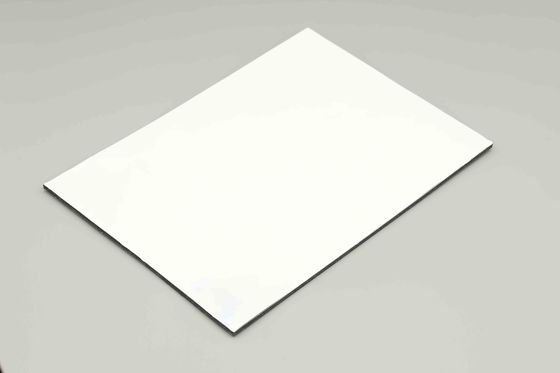 外壁建築の装飾用ポリエチレン白アルミニウム複合板 3MM 1.22*2.44m