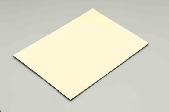ミルキーPE アルミコンポジットパネル 2mm - 6mm 厚さ Decoration Acp 壁カバー