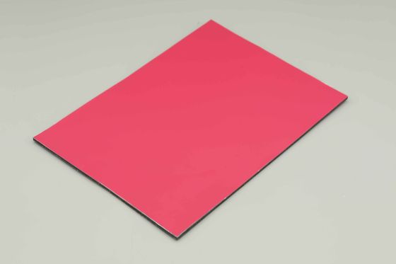 ローズ レッド 抗菌型 PE アルミニウム複合板 内壁パネル 244cm