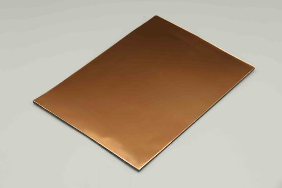 建物のファサード用の高反射ミラー アルミニウム複合パネル、4 mm ACP シート サプライヤー