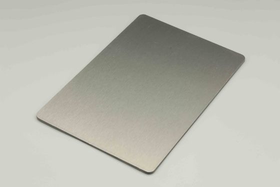 ステンレス鋼 ブラッシュされた Acm Acm 玄関パネル 4MM 1.22 X 2.44 M
