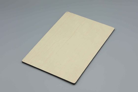 壁のクラッディングおよびインテリア デザインのための 2-6mm 材木石チーク木の質感アルミニウム複合パネル