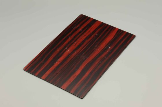 装飾 ドア デザイン 内壁 模倣 木粒 アルミニウム コンポジット パネル 4MM 壁カバー パネル