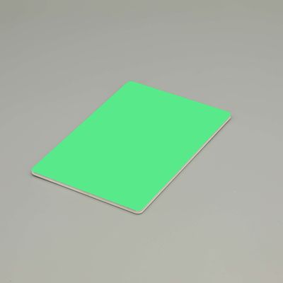 明るい緑色ACPシート 防火アルミパネル 耐火複合パネル