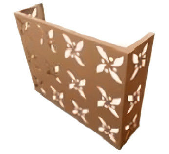 化学に耐える アルミパネル 酸や溶媒に強い耐性 産業用環境で繁栄し 長い目で捉える3Dパターンを保証します