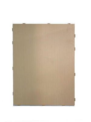 ファサードの壁の耐久性および耐候性平らで滑らかなために塗られるフルオロカーボンが付いている木製アルミニウム パネル