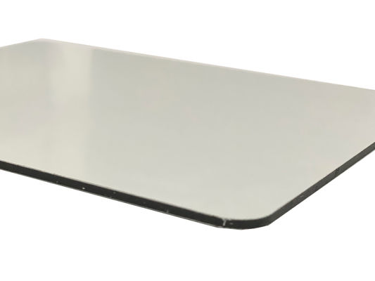 ホワイト エクステリアACPシート パネル オーダーメイド 3mm 4mm 厚さ ACP 敷き布団 住宅 / 建物 アルミ スキン 0.18mm