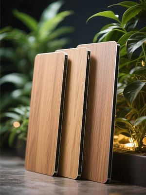 FR 木製仕上げ アルミニウム複合シート ACP パネル 外装 ワイドスラット ゲート用クラッディング