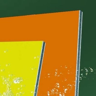 PE アルミコンポジットパネル 3mm 6mm 建物壁装飾用